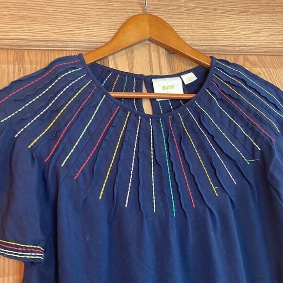 MAEVE ANTHROPOLOGIE Chamonix Embroidered Swing Top - Picture 6 of 12